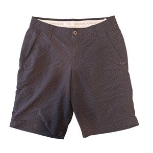 Under‎ Armour Casual Golf Shorts Heatgear Loose Men's 34 Polka Dot